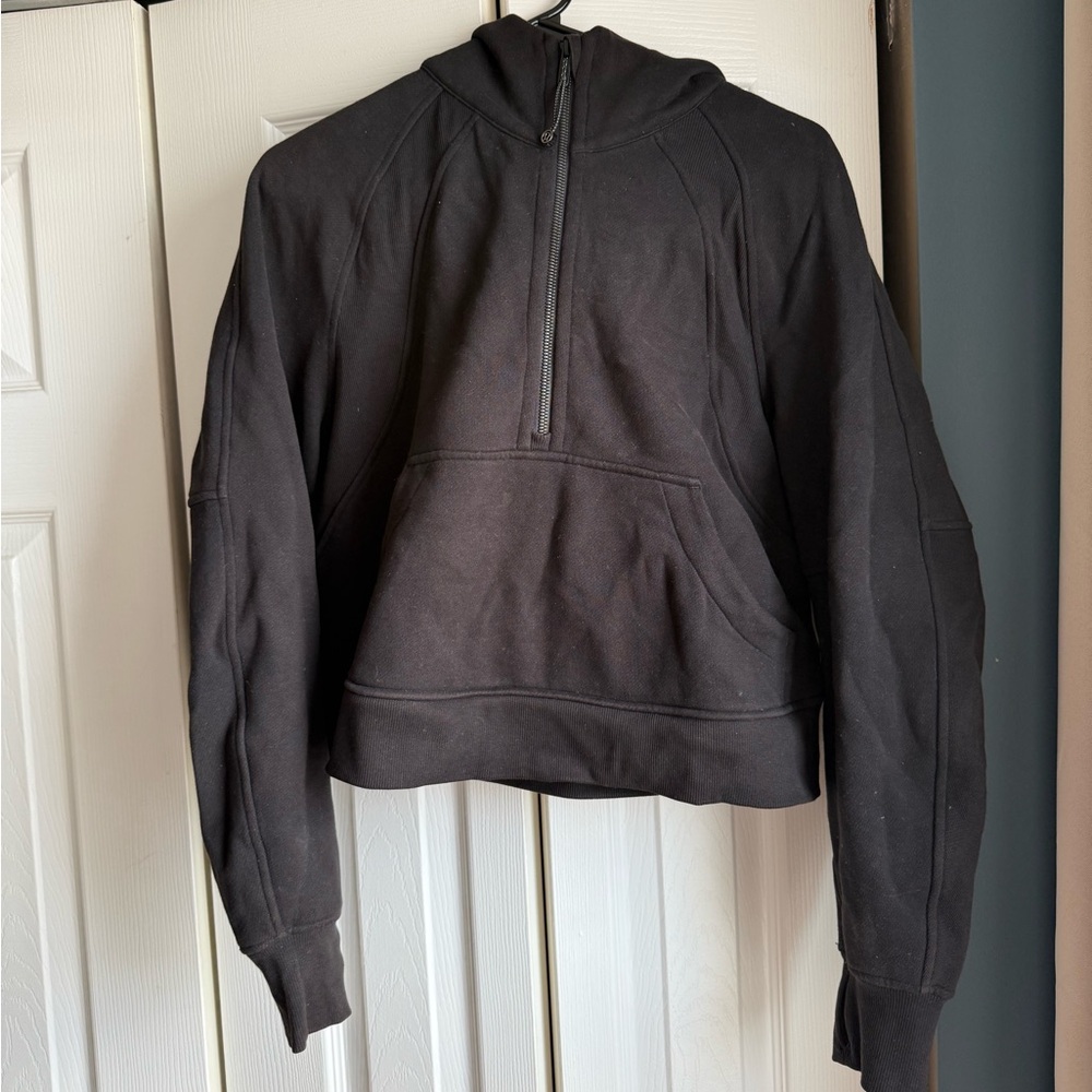 Lululemon Scuba Half-zip Oversized Cropped Hoodie